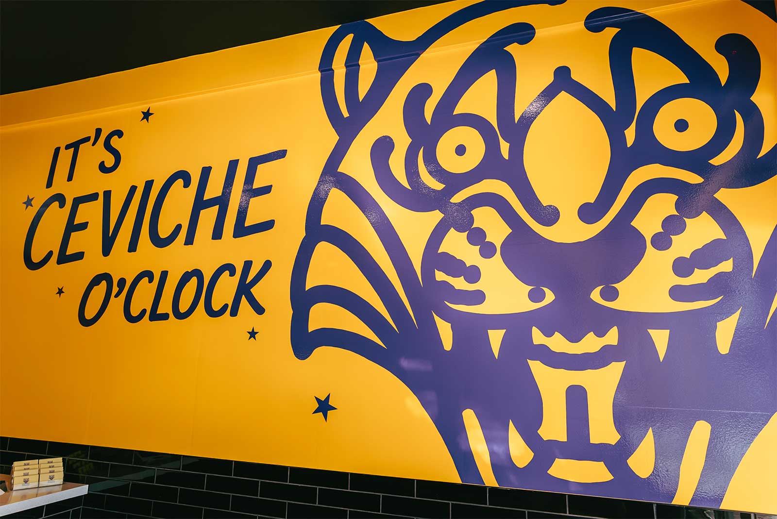 its ceviche oclock wall
